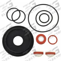 WATTS Backflow Preventer Repair Kit: Complete Rubber Parts Kit, 1KYE6/6LL73, 009QT/SS009M3QT, 009 (MPN RK 009 RT 1/4 - 1/2). Key specifications — Compatible Valve Size: 1/4 in to 1/2 in; Compatible with Grainger Part No.: 1KYE6; Compatible with Series: 009; Compatible with Mfr. Model No.: SS009M3QT; Includes: Stem O-Rings.