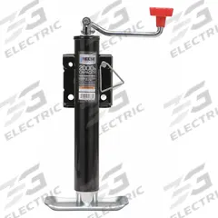 REESE Topwind Jack: Topwind Trailer Jack, 2,000 lb Static Load Capacity, Topwind, 1 ft 1 1/2 in (MPN 7078700). Key specifications — Handle Type: Topwind; Mounting Type: Weld-On L-Bracket Swivel; Maximum Lift Height: 1 ft 1-1/2 in; Base: Footplate; Brand: REESE.