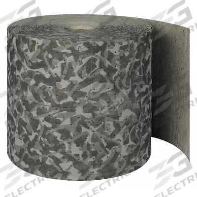 BRADY SPC ABSORBENTS Sorbent Roll: Gray, Polypropylene, 150 ft Roll Lg, 15 in Roll Wd - Sorbent Rolls