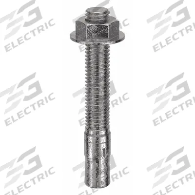 MKT FASTENING Wedge Anchor: 3 3/4 in Overall Lg, 1/2 in Dia, 1/2"-13 Thread Size, Plain - 316 Stainless Steel Wedge Anchors