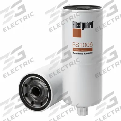 FLEETGUARD Automotive Fuel Filter: 14 3/8 in Overall Lg, 4 9/16 in Outside Dia, Diesel Fuel - Spin-On Fuel Filters