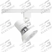 Track Lighting Head: Incandescent, Flared Shape, 50 W, 3 1/2 in Dia, 3 5/8 in Lg, White (MPN R531 WH). Key specifications — Brand: JUNO LIGHTING; Lighting Technology: Incandescent; Housing Color: White.
