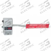 DETEX Exit Device: Aluminum (MPN ECL-600 W-CYL). Key specifications — Product Type: Exit Device; Brand: DETEX; ADA Compliant: Yes.