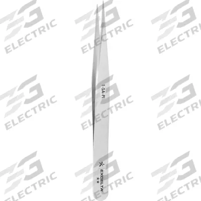 EXCELTA Tweezers: Stainless Steel, Point - General Purpose Tweezers