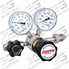 SMITH EQUIPMENT High Purity Gas Regulator: Two Stage, CGA 660 Inlet, 1/8" Tube Outlet, 25 psig (MPN 320-69250000). Key specifications — Brand: SMITH EQUIPMENT; Manufacturer Part Number: 320-69250000; Diaphragm Material: Stainless Steel; Outlet Connection: 1/8" Tube; Inlet Connection: CGA 660.