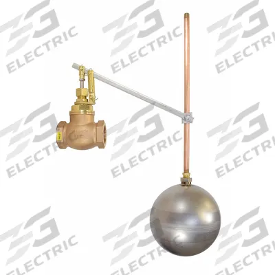 APPROVED VENDOR Float Valve Assembly: For Water Media, Straight Valve Body, Cylindrical - General Service Float & Lever Valve Assemblies