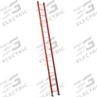LOUISVILLE LADDER Straight Ladder: 16 ft Ladder Size, Fiberglass, 300 lb Load Capacity, 36 lb Wt (MPN FE3116). Key specifications — Color: Orange; Brand: LOUISVILLE LADDER; Included Features: Mar-Resistant End Caps; Shoe Type: Swivel Safety.