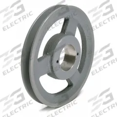 APPROVED VENDOR V-Belt Pulley: BK75, 1 Groove, 7.25 in OD, Bushed Bore, H/QT, Cast Iron. Key specifications — Pulley Industry Number: BK75; Pitch Diameter: 6.5 in (4L, A); For Belt Section (broad, with similar types): 4L, A, or AX.