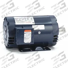 LEESON General Purpose Motor: Rigid Base Mount, Open Drip Proof, 3 hp, 230/460V AC, 3,500 RPM (MPN 145TTDR6002). Key specifications — Brand: LEESON; Nameplate Voltage @ 60 Hz: 230/460V AC; Full Load Current @ 60 Hz: 7.2/3.6 A; Nameplate RPM @ 60 Hz: 3,500 RPM; Motor Enclosure: ODP.