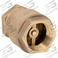 MILWAUKEE VALVE Low Lead Spring Check Valve: Swing, Inline Valve Body, 1 1/2 in Pipe Size, Bronze (MPN UP548T 1-1/2). Key specifications — Brand: MILWAUKEE VALVE.