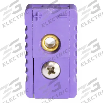 Dayton Thermocouple Connector: Jack, For Type E Thermocouple Type, Mini Jack, 2 Pins - Thermocouple Jacks & Connectors