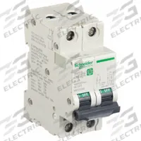 SCHNEIDER IEC Supplementary Protector: 3 A Amps, 14kA at 240V AC, Screw Clamp, C60SP, B (MPN M9F21203). Key specifications — Terminal Connection: Screw Clamp; AC Voltage Rating: 240/415/440V AC; Curve Type: B; DC Voltage Rating: Not Rated; Max. AIR Rating: 14kA at 240V AC; Series: C60SP; Brand: SCHNEIDER.