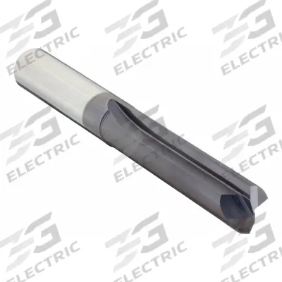 APPROVED VENDOR Straight Flute Drill Bit: 3/8", 140° Notched Point - Solid Carbide Straight-Flute Drill Bits