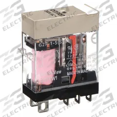 OMRON General Purpose Relay: Socket Mounted, 10 A Current Rating, 240V AC, SPDT, 5 Pins/Terminals (MPN G2R-1-S-AC240(S)). Key specifications — Brand: OMRON; Base Type: Square; Mounting Style: Plug-In; Pin Shape: Flat; Electrical Connection: Quick-Connect; Manufacturer Part Number: G2R-1-S-AC240(S); Series: G2RS Series.