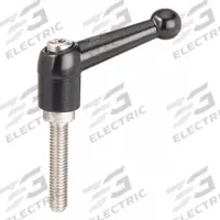 KIPP Adjustable Handle: Zinc w/ SS Thread, M12, 95 mm Lg (MPN K0117.4121X25). Key specifications — Brand: KIPP.