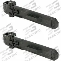 DEWALT Tough System Racking System: 10 5/8 in W x 2 3/4 in D x 2 7/8 in H x 12 in L, Polycarbonate (MPN DWST08212). Key specifications — attr1124100: Hardware; attr1124440: TOUGHSYSTEM®; attr1123975: Black; attr1124101: DEWALT; attr1124447: Polycarbonate.