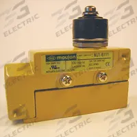 MOUJEN Limit Switch: Plunger Actuator, 25 mm Mounting Hole Horizontal Center to Center Distance (MPN MJ1-6111). Key specifications — Manufacturer Part Number: MJ1-6111; Brand: MOUJEN; Series: MJ1-6; Actuator Type: Plunger.