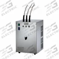 ELKAY Water Chiller: 20 gph, 22 in Overall Ht, 12 1/2 in Overall Wd, 3/8 in Inlet Tube Outside Dia (MPN DSFBF180K). Key specifications — Operating Voltage: 115/230V; Brand: ELKAY; Chilling Capacity: 20 gph.