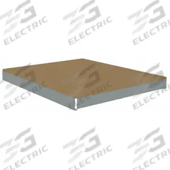 TENNSCO Shelf: 48 in x 30 in, 2,500 lb Load Capacity, Particleboard, Gray, Shelf (MPN ZLCS-4830D). Key specifications — Decking Material: Particleboard; Includes: (4) Beams; Decking Finish: Unfinished; Shelf Configuration: Single Straight; Color: Gray; Frame Material: Steel; Brand: TENNSCO; Frame Finish: Zinc Plated.