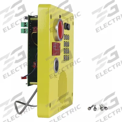 HUBBELL GAI-TRONICS Cover: Plastic, Auto-Dial Phone Covers, 394AL-001, 393AL, Yellow
