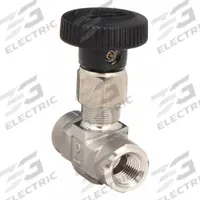 PARKER Needle Valve: Inline Valve Body, 316 Stainless Steel, Integral Bonnet, 1/4 in Pipe Size, NPT (MPN 4F-V6LK-SS). Key specifications — For Media: Oil; Standards: ISA S75.02; Brand: PARKER; Valve Series: V; Connection Gender - Side 2: Female; Connection Gender - Side 1: Female; Connection Type - Side 1: NPT; Connection Type - Side 2: NPT.