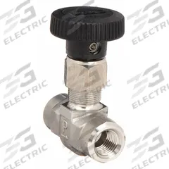 PARKER Needle Valve: Inline Valve Body, 316 Stainless Steel, Integral Bonnet, 1/4 in Pipe Size, NPT (MPN 4F-V6LK-SS). Key specifications — For Media: Oil; Standards: ISA S75.02; Brand: PARKER; Valve Series: V; Connection Gender - Side 2: Female; Connection Gender - Side 1: Female; Connection Type - Side 1: NPT; Connection Type - Side 2: NPT.