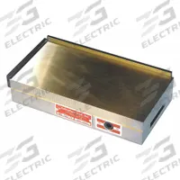 SUBURBAN Magnetic Chuck: Fine Pole, 104 mm W x 150 mm L (MPN MRE-1018-FP). Key specifications — Brand: SUBURBAN.