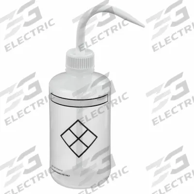 APPROVED VENDOR Wash Bottle: 250 mL, Write-On, White, Narrow, Std Spout Spout - Narrow Mouthed Standard Spout Wash Bottles