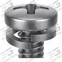 SEMS Screw: Split Lock, M4x0.70 Thread Size, 10 mm Lg, Stainless Steel, Passivated, Pan, 10 PK (MPN 1-MPL-4-10). Key specifications — Drive Size: #2.