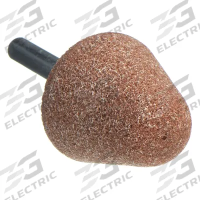NORTON Vitrified Mounted Point: 1 1/4 in Dia, Aluminum Oxide, 60 Grit - General Purpose Mounted Points for Carbon Steel