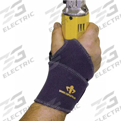 IMPACTO Thermal Wrap Wrist Support: Ambidextrous, M Ergonomic Support Size - IMPACTO Single Strap Thermal Wrap Support