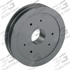 APPROVED VENDOR V-Belt Pulley: C105, 2 Groove, 10.9 in OD, Bushed Bore, SF, For C/CX Belt Section (MPN 2C105SF). Key specifications — Pulley Industry Number: C105; Pitch Diameter: 10.5 in (C); For Belt Section (broad, with similar types): C or CX.
