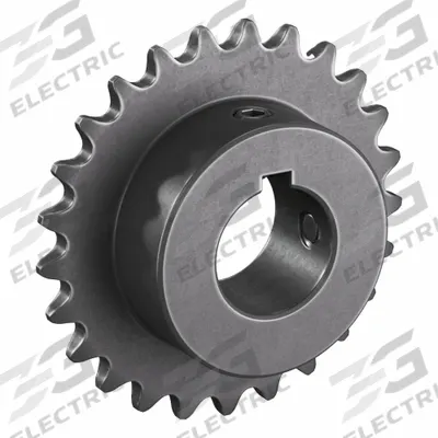 TRITAN Roller Chain Sprocket: 35, For 3/8 in Chain Pitch, 1 in Bore Dia, 25 Teeth - Size 35 Fixed-Bore Roller Chain Sprockets