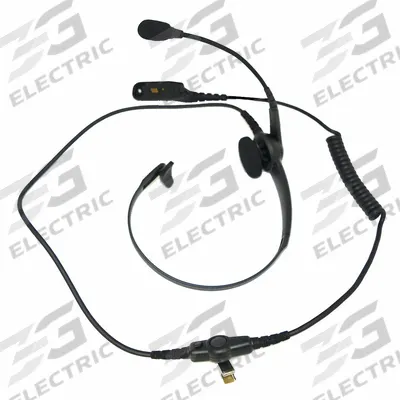 MOTOROLA Headset: Fits Motorola, For XPR 6000/XPR 7000/XPR 7000e Series, Over-the-Head - Motorola-Compatible Earpieces & Headsets