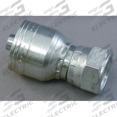 AEROQUIP Hydraulic Crimp Fitting: Steel x Steel, Straight, -12 For Hose Dash Size - Aeroquip Crimp Hydraulic Hose Fittings with BSPP Connection