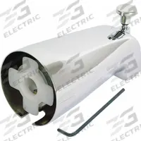 APPROVED VENDOR Diverter Spout: 1/2 in Connection Size, Slip-Fit Connection, 5 1/4 in Spout Reach (MPN 15089). Key specifications — Tub Spout Connection Type: Slip-Fit; Trim Finish: Chrome; Tub Spout Material: Zinc; Brand: APPROVED VENDOR.