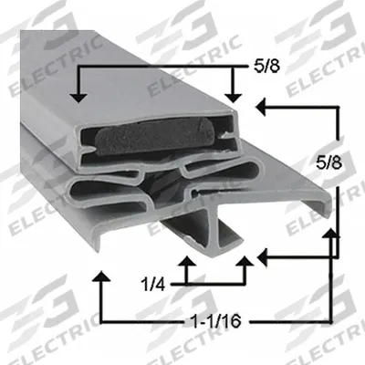 BEVERAGE-AIR Gasket: Mfr Part # 703-963D-03 - Beverage-Air Parts for Refrigerators & Freezers