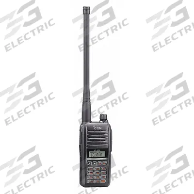 ICOM Handheld Two-Way Radio: Aviation, VHF, Analog, 6 W, 200 Channels, Alphanumeric - Handheld Aviation Radios