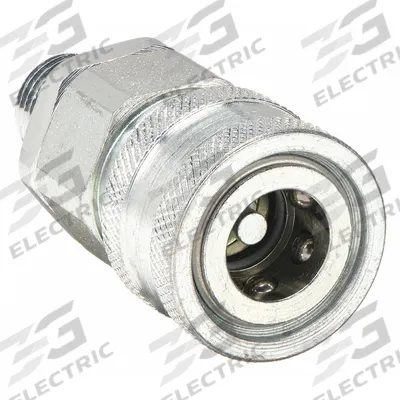 SNAP-TITE Hydraulic Quick Connect Hose Coupling: 3/8 in, Steel, 18.93 lpm Max. Flow Rate - H Series Hydraulic Quick-Connect Coupling Bodies