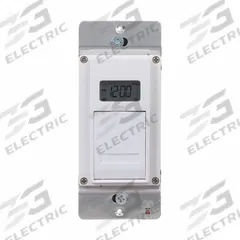 INTERMATIC Wall Switch Timer: 7 day Max, 1 min Min, SPST-NO, 120V AC, No Wall Plate Included, White (MPN EJ600). Key specifications — attr211252: INTERMATIC; attr1070698: No Hold Included.