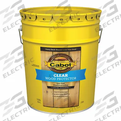 CABOT Sealer: Sealer, Exterior, Water, 5 gal Container Size, Concrete/Masonry/Wood - Wood Sealers & Finishes