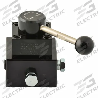 BVA HYDRAULICS Hydraulic Control Valve: 4.5 gpm Max Flow Rate, Three Positions, 1/4" NPT - Lever-Operated Directional Control Valves