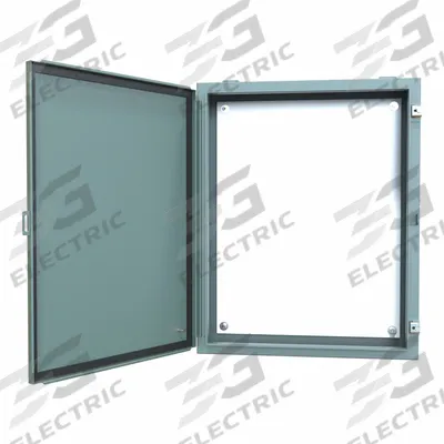 HAMMOND Electrical Enclosure: Steel, 30 in x 24 in x 6 in, NEMA 12/13, w/Panel - Steel Dust-Tight Enclosures