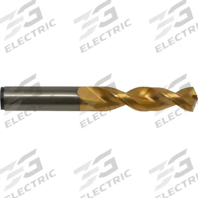 CLEVELAND Screw Machine Drill Bit: 9/64", 135° Split Point, TiN-Coated Cobalt - Cobalt Screw-Machine Length Drill Bits for Deep Hole-Drilling