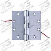 STANLEY SECURITY Electrified Hinge: Steel, 4 1/2 in Leaf Ht, 4 1/2 in Leaf Wd (MPN CECB179-66 4-1/2X4-1/2 26D). Key specifications — Material: Steel.
