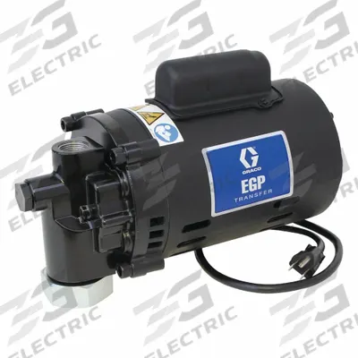 GRACO Electric Drum Pump: Pump with Hose & Filter, 3/4 hp HP, 115 V AC - Gear Drum Pumps
