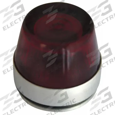 EATON Pilot Light Lens: 30 mm Panel Mounting Hole Dia, Red, Fresnel - Pilot-Light Lenses