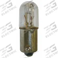 SIEMENS Incandescent Bulb: Incandescent, Miniature Bayonet (BA9s), (T) Tubular, T3-1/4, 52AABN. Key specifications — Light Color: White; Trade Number: 52AABN; Voltage: 6V AC; Brand: SIEMENS; Bulb Shape: T3-1/4.