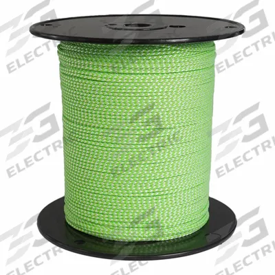 ALL GEAR Rigging and Climbing Rope: Braid, 3/32 in Dia, 90 lb Working Load Limit - High-Strength Abrasion-Resistant Rope