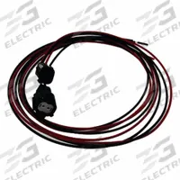 SPEED WIRING PRODUCTS Connector: Molex, MX150L, 2 Poles, 48 in Wire Lead Lg, 7 A, 50V DC (MPN WA-02-4848). Key specifications — Wire Type: SXL Thick-Wall Cross-Linked Automotive Wire (SAE-J1128); Brand: SPEED WIRING PRODUCTS; Number of Poles: 2; Voltage Rating: 50V DC; Wire Jacket Material: Cross-Linked Polyethylene; Current Rating: 7 A; Wire Color: Black; Kit Contents - Description: (1) Receptacle with Female Contacts.